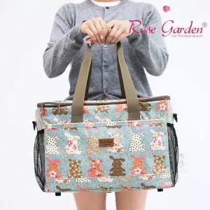 KO E 로즈가든 보온보냉 가방 쿨러백 XL 특대형 여행 소풍 캠핑