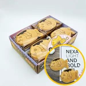 붕어빵 모양 동전지갑 1박스 부드러운 인형 파우치 학원용 달란트