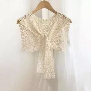 레이스 여성 니트 숄 머플러 어깨 가디건 케이프 숄 숄더 숄 케이프