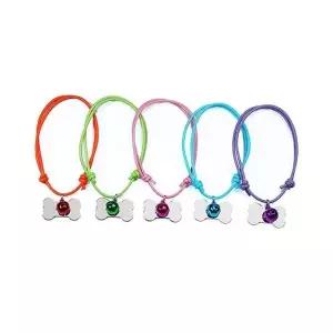 반려견 인식표 펫 오색매듭 인식표 각인있음 색상임의 강아지