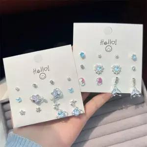 은침 미니 하트 우주 고래꼬리 별 큐빅 포인트 학생 데일리 귀걸이