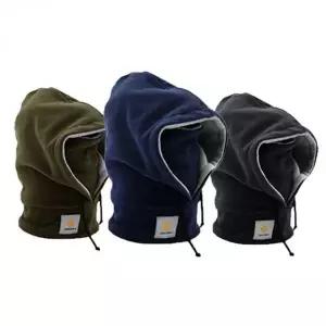 [에이치플러스몰]후드 넥워머 모자 목도리 방한용 마스크 털 방한 모자 스포츠