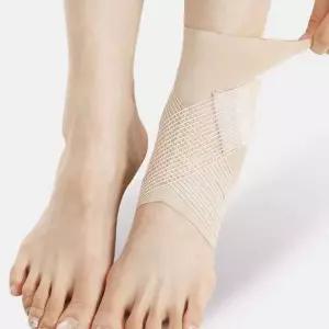 편안한 착용감 통기성 신축성 아대 실리콘 지지대 스포츠 발목