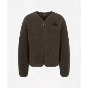 [노스페이스][국내정품] 노스페이스 NJ4FR85C 여성 캠프사이트 EX 플리스 가디건 BROWN 2553077