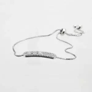 실버 체인 팔찌 여성용 손목밴드 여자 액세서리 데일리 스타일링