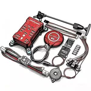 픽스호크 PX4m9N GPS PIX 248 32비트 비행 자동조종 안전 스위치 버저 PPM I2C RC 쿼드콥터 아드파일럿