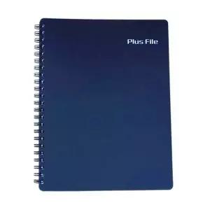 메카라인 플러스화일 30매 진청 PP재질트윈스프링 (1개입)