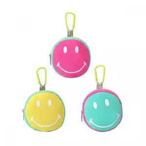 [셀러에이드]스마일 동전파우치 카드홀더 지폐보관 지갑 작은 지갑 컴팩트 지갑