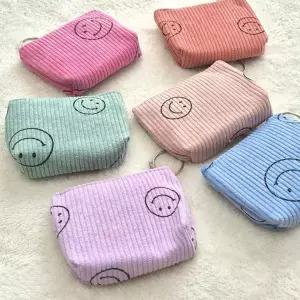 [셀러에이드]스마일 캐주얼 동전 지갑 소형 미니 반지갑 컴팩트 카드 수납