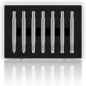 싱찌 7피스 크라운 와인딩 세트 기계식 설정 전문 도구 시계 수동 조정에 시간 및 대부분의 시계에서 손