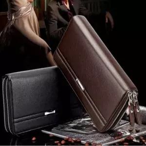 남성용 클러치 지퍼 장지갑 남자 핸드백 소형 손가방 남성