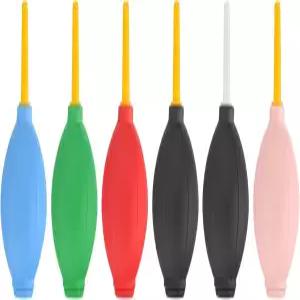 패티킬 소프트 팁 에어 블로워 먼지 펌프 전구 카메라 긴 블래스터 렌즈 클리너 6개 도구 노즐 고무 컴퓨터