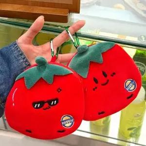 BS 토마토 동전지갑 파우치 일본여행 엔화 용돈 지갑 케이스 홀더