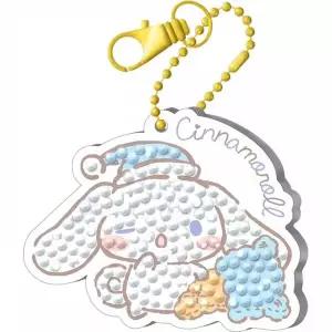 BS 산리오 잠꾸러기 시나모롤 보석십자수 키링 세트 열쇠고리