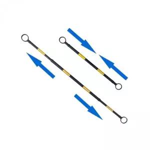 슬라이드형 라바콘 거치대 2M 양방향 콘걸이대 차단봉 주정차금지