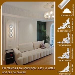 라인 방법 배경 나무 스트립 장식 금형 폴리우레탄 석고 가장자리 단한 거품 모조