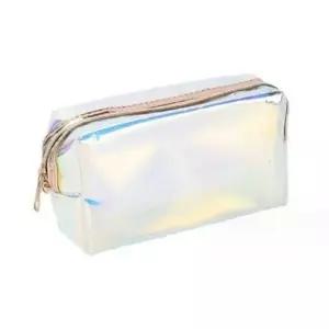 레인보우 오로라 사각 파우치 홀로그램 오로라 삼각 파우치