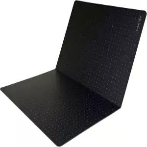 LION 접이식 휴대용 및 리버서블 셀프 프리 힐링 매트 다크 18인치 12인치 1cm 그리드 PVC FCM45 전면 도트