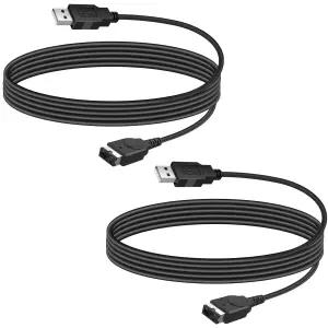 닌텐도 DS/NDS 및 게임보이 어드밴스 SP용 Vlink GBA SP 충전 케이블 안전 보호 기능이 있는 3.9피트 고속