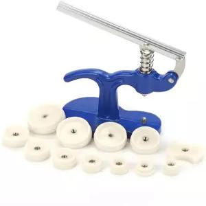 시계 수리 키트 도구 배터리 백 교체 프레스 기계 커버 피팅 케이스 다이 클로즈 12개의