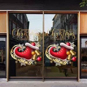 픽유아 11번가 크리스마스 트리 유리 시트지 장식 매장 스티커