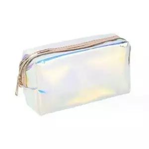 레인보우 오로라 사각 파우치 홀로그램 오로라 삼각 파우치