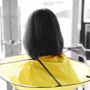 옐로우 헤어 미용가운 컷트용 와이어 스타일링 커트보 셀프 이발