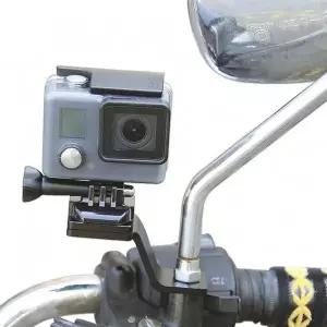 액션캠 오토바이 백미러 고정 거치대 마운트 블랙박스 호환