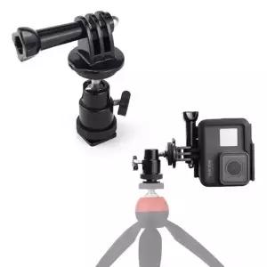 액션캠 카메라 핫슈 볼헤드 마운트 거치대 삼각대 셀카봉 호환