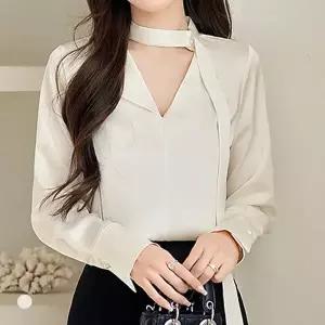 클라셰 실키브이페미닌블라우스_B6S0273