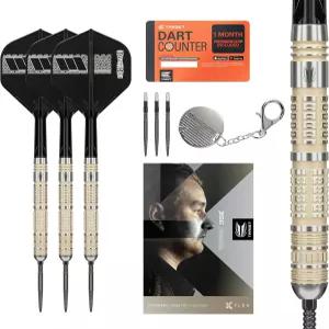 타겟 다트 디미트리 반 덴 버그 스위스 스틸 세트 블랙 SP 포인트 No2 K플렉스 팁 95 샤프트 D 프로페셔널