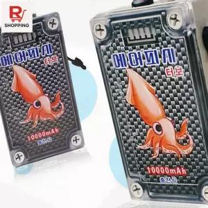 D에어피시충전식기포기 10Ah대용량 낚시 기포기 에어펌프