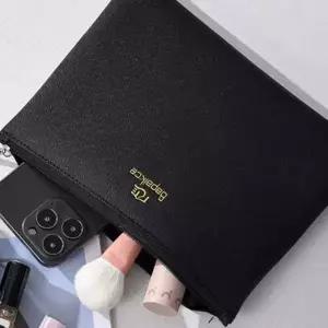 [셀러에이드]대형 파우치 블랙 화장품 파우치 코스메틱 보관 가방 지퍼 화장품