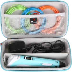 SCRIB3D P1 고급 3D 프린팅 펜 케이스 전용 방수 캐리어 블루 Mchoi 적합한 케이스에 하드 충격 보호 방지