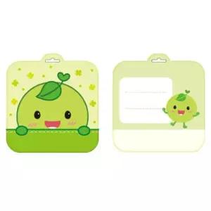 귀여운 어린이 이름표 초록 5개입 1P 명찰 어린이집 가방 유치원