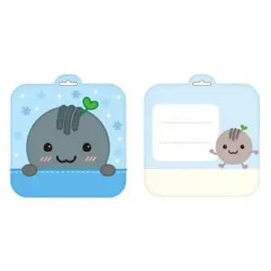 귀여운 어린이 이름표 파랑 5개입 1P 명찰 어린이집 가방 유치원