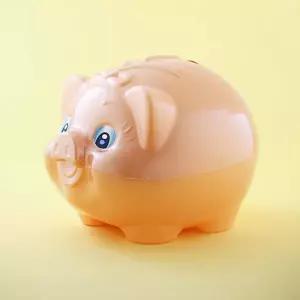 [셀러에이드]TBZ 파스텔톤 황금 돼지저금통 대 집뜰이선물 저금통선물