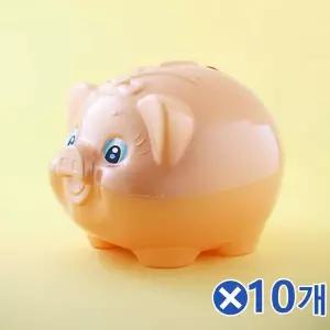 [셀러에이드]TBZ 파스텔톤 황금 돼지저금통 대x10개 어린이집생일선물 저금통소품