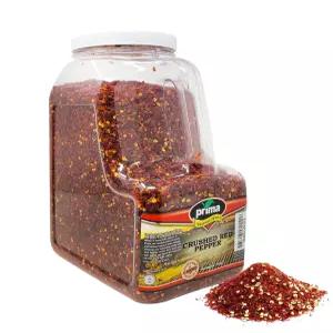 프리마 스파이스 으깬 고추 플레이크 - 4파운드 벌크 밸류 핫 칠리 상업용 및 가정용 요리 피자와 파스타에