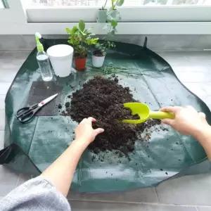 [골드스마일]78cm 방수 화분 원예용 분갈이 매트 방수패드 화분정리 깔개 트레이