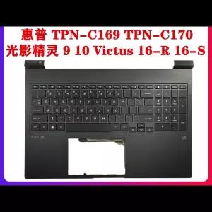 호환  HP용 라이트 앤 섀도우 지니 9 10 빅투스 16-R 16-S TPN-C169 C170 C 케이스 팜 RGB 백라이트 키보드