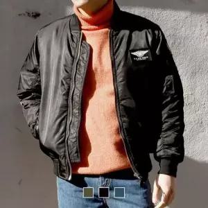 [알티피아]BS 자수 항공 패딩 점퍼 겨울패딩 패치항공점퍼 항공점퍼 남자점퍼