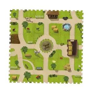 농장놀이 퍼즐매트 9p 층간소음 완화 놀이방 보온효과 아이방 바닥매트