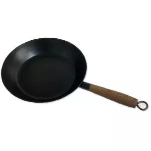 무쇠 후라이팬 24cm 인덕션 주방용품 목손잡이 블랙 코팅 조리도구 가정용