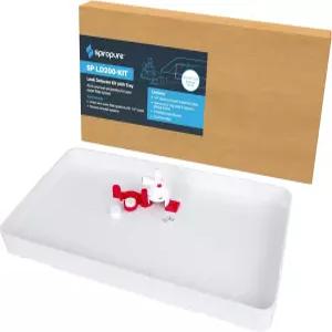 RO 역삼투압 시스템 및 언더싱크 워터 여과 1/4 QC 퀵커넥트용 헤비 듀티 드립 트레이가 포함된 스피로퓨어