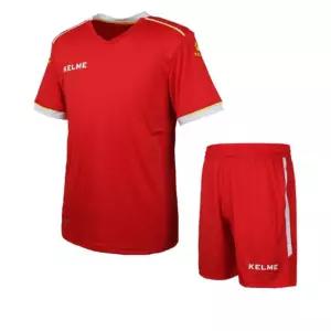 KELME 쾌적한 착용감 스포츠 축구 세트 레드 화이트 츄리닝복세트 기능성웨어 데일리코디룩 착용감좋은