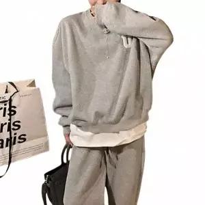 여자 겨울 기모 조거 밴딩 트레이닝 세트