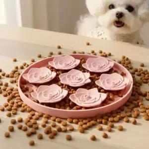 강아지 실리콘 노즈워크 슬로우 식기 슬로우피더 매트 급체방지