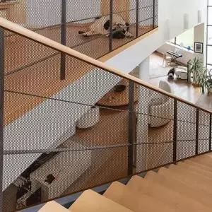 강아지 안전 문 반려동물 안전 문 추락방지 고양이 울타리 현관