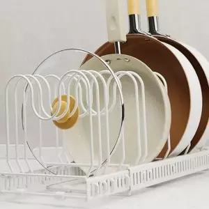 프라이팬 정리대 냄비 정리대 후라이팬 주방용 수납 용품 선반형